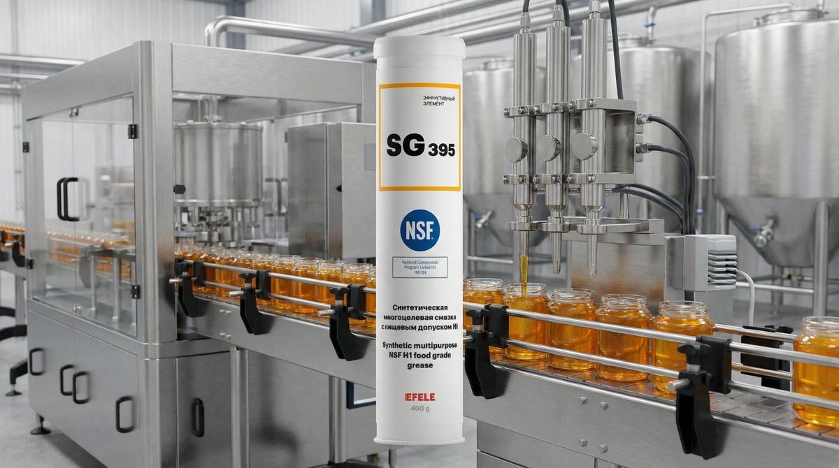 Пищевая смазка EFELE SG-395 применяется на предприятиях промышленного пчеловодства